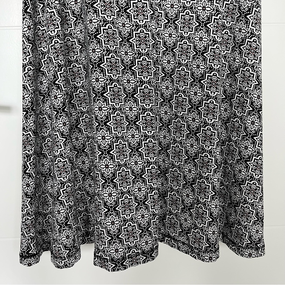 Loft Sleeveless Geometric Patterned Swing Dress X… - image 7